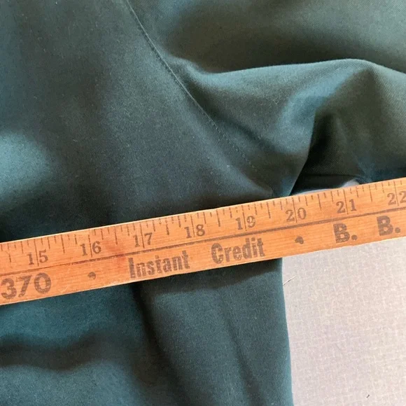 J. Gallery Deep Green 90s Belted Trench/Rain Coat - Picture 6 of 6